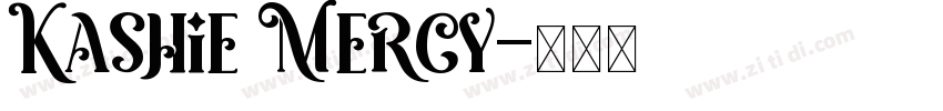 Kashie Mercy字体转换